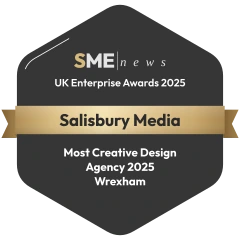SME News UK Enterprise Awards 2025 Most Creative Design Agency Wrexham winner Salisbury Media