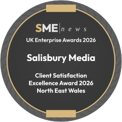 SME News UK Enterprise Awards 2026 Client Satisfaction Excellence Award North East Wales winner Salisbury Media